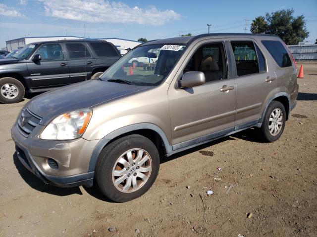 JHLRD78996C031541 - 2006 HONDA CR-V SE BEIGE photo 1