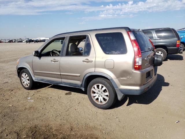 JHLRD78996C031541 - 2006 HONDA CR-V SE BEIGE photo 2