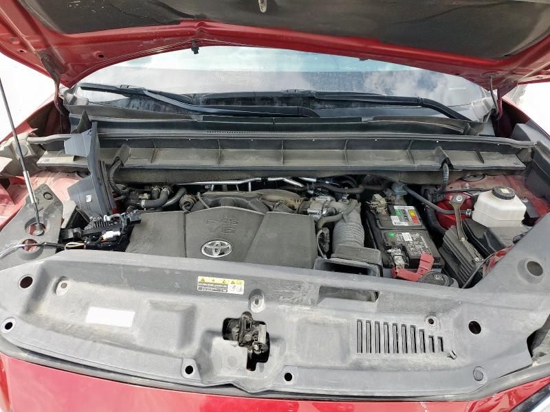 5TDGZRAHXMS049707 - 2021 TOYOTA HIGHLANDER XLE Kırmızı fotoğraf 12