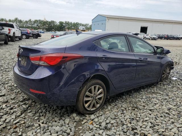 5NPDH4AE0EH476898 - 2014 HYUNDAI ELANTRA SE BLUE photo 3