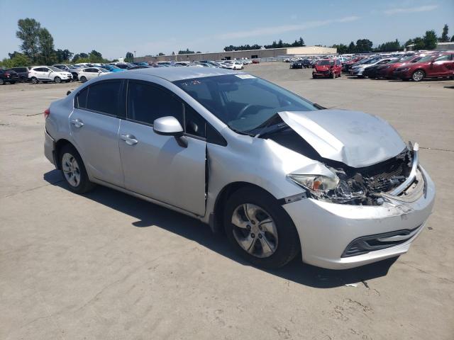 2HGFB2F56DH601547 - 2013 HONDA CIVIC LX فضي صورة 4