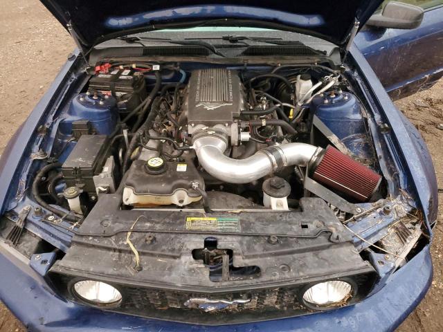 1ZVHT82H595107487 - 2009 FORD MUSTANG GT BLUE photo 11