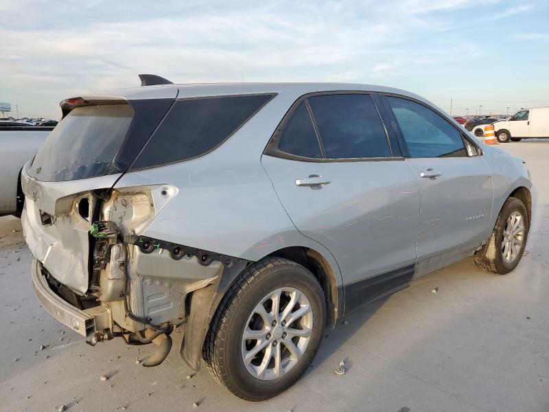 3GNAXHEV8JS550812 - 2018 CHEVROLET EQUINOX LS SILVER photo 3
