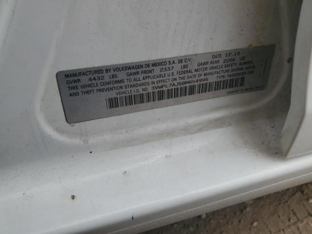 3VWPL7AJ5BM654995 - 2011 VOLKSWAGEN JETTA TDI Ağ foto 12