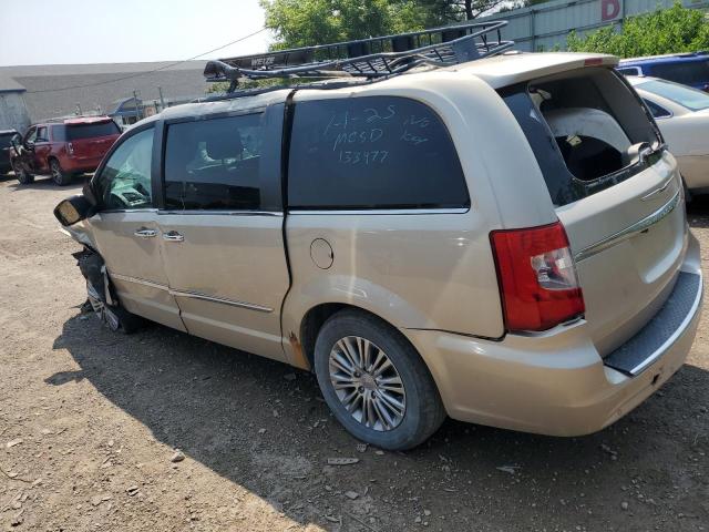 2C4RC1CG7ER133977 - 2014 CHRYSLER TOWN & COU TOURING L BEIGE photo 2