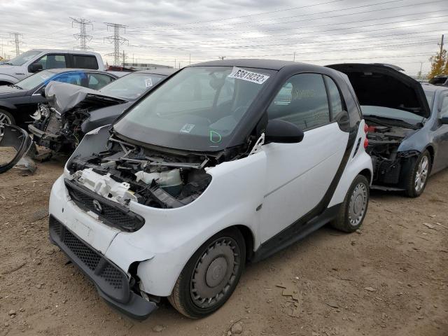 WMEEJ3BA2DK636621 - 2013 SMART FORTWO PURE WHITE photo 2