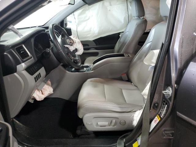 5TDJKRFH6FS202525 - 2015 TOYOTA HIGHLANDER XLE Boz foto 7