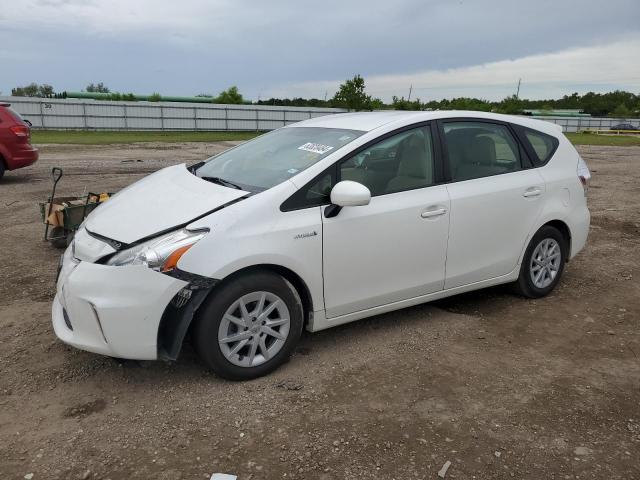 JTDZN3EU9C3144770 - 2012 TOYOTA PRIUS V WHITE photo 1