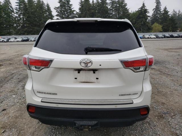 5TDDKRFH3GS333751 - 2016 TOYOTA HIGHLANDER LIMITED WHITE photo 6