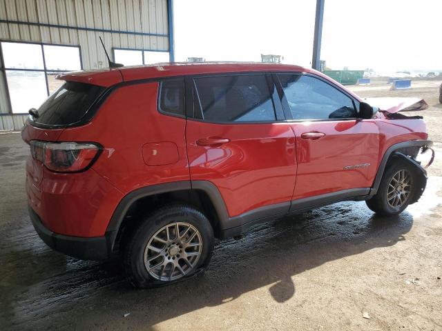 3C4NJDAB9JT361578 - 2018 JEEP COMPASS SPORT Czerwony zdjęcie 3