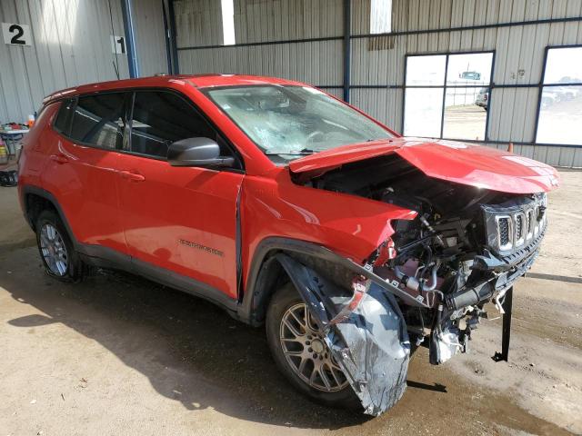 3C4NJDAB9JT361578 - 2018 JEEP COMPASS SPORT Czerwony zdjęcie 4