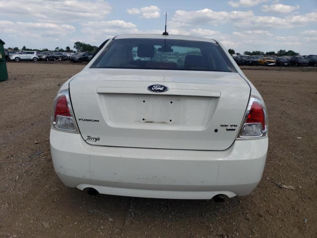 3FAHP01188R113928 - 2008 FORD FUSION SE WHITE photo 6