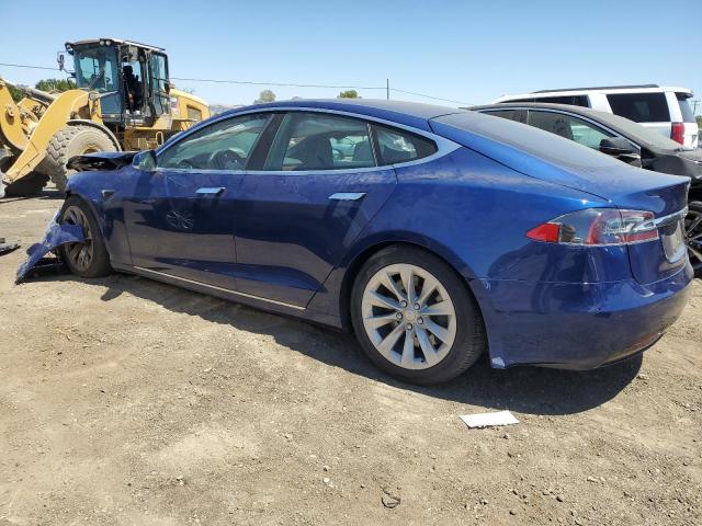 5YJSA1E24KF345784 - 2019 TESLA MODEL S BLUE photo 2