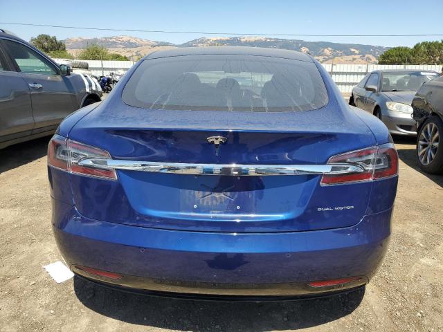 5YJSA1E24KF345784 - 2019 TESLA MODEL S ლურჯი ფოტო 6