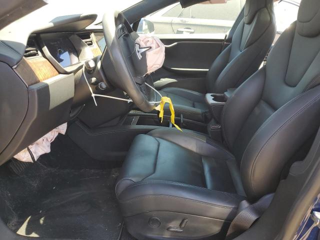 5YJSA1E24KF345784 - 2019 TESLA MODEL S ლურჯი ფოტო 7