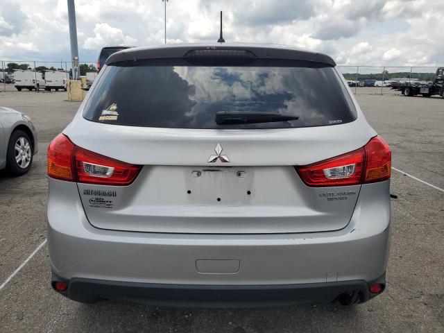 4A4AR3AU2DE022399 - 2013 MITSUBISHI OUTLANDER ES SILVER photo 6