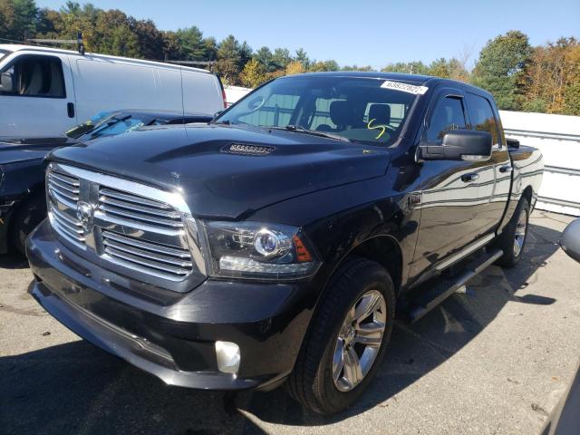 1C6RR7MT7HS777597 - 2017 RAM 1500 SPORT BLACK photo 2