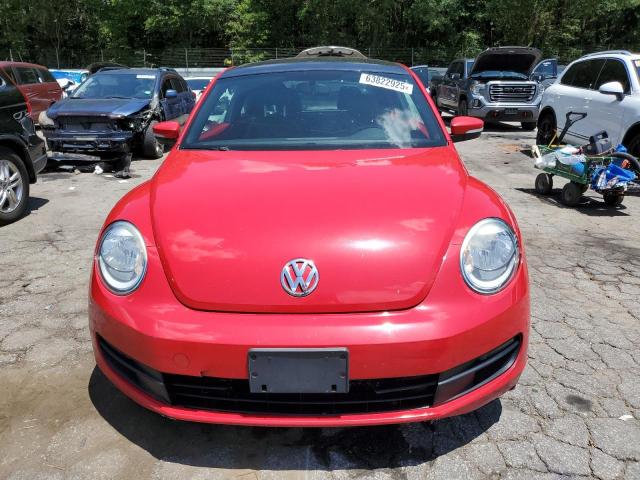 3VWJP7AT1CM646180 - 2012 VOLKSWAGEN BEETLE RED photo 5