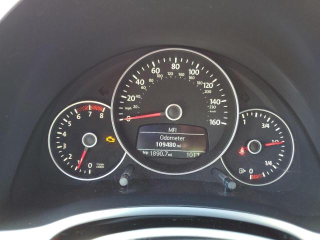 3VWJP7AT1CM646180 - 2012 VOLKSWAGEN BEETLE RED photo 9