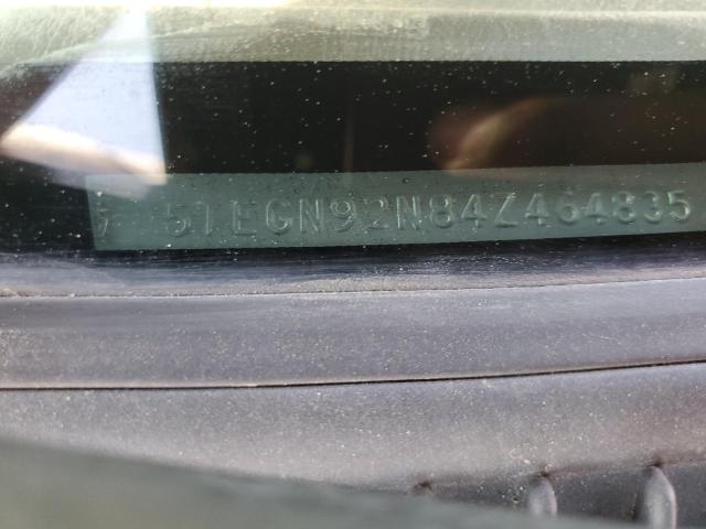 5TEGN92N84Z464835 - 2004 TOYOTA TACOMA DOUBLE CAB PRERUNNER GOLD photo 12