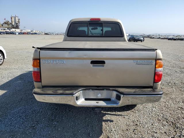 5TEGN92N84Z464835 - 2004 TOYOTA TACOMA DOUBLE CAB PRERUNNER GOLD photo 6