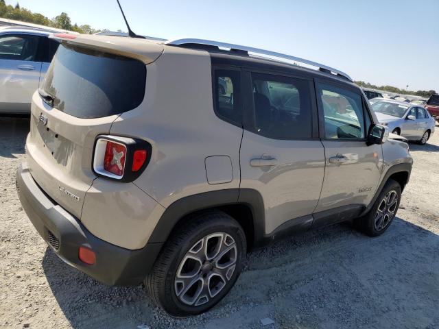 ZACCJBDT9FPB38648 - 2015 JEEP RENEGADE LIMITED CREAM photo 3