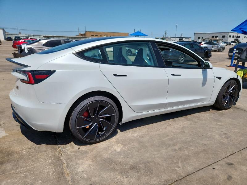 5YJ3E1ETXSF931083 - 2025 TESLA MODEL 3 白色 照片 3