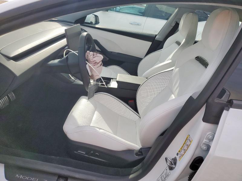 5YJ3E1ETXSF931083 - 2025 TESLA MODEL 3 白色 照片 7