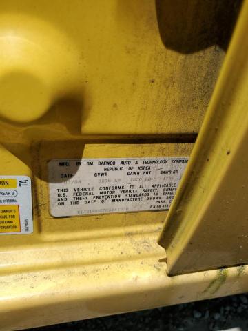 KL1TD66678B241528 - 2008 CHEVROLET AVEO BASE Sarı foto 12