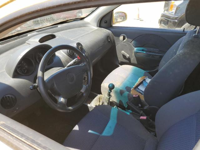 KL1TD66678B241528 - 2008 CHEVROLET AVEO BASE Sarı foto 8