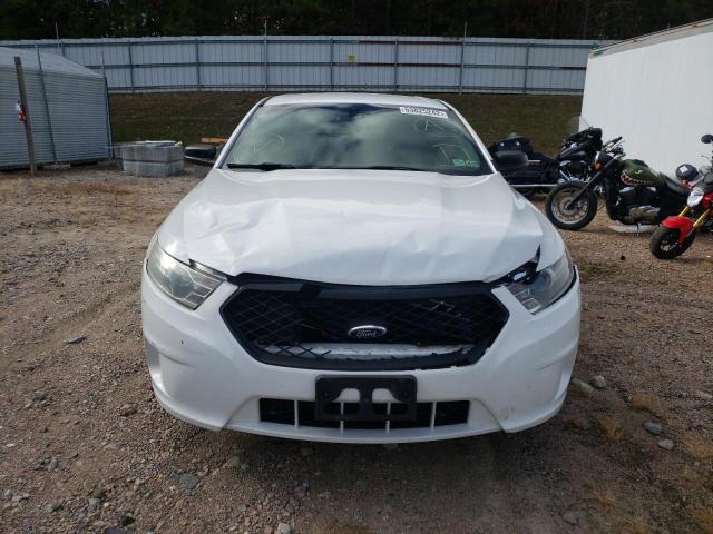 1FAHP2MK7EG151234 - 2014 FORD TAURUS POLICE INTERCEPTOR WHITE photo 9