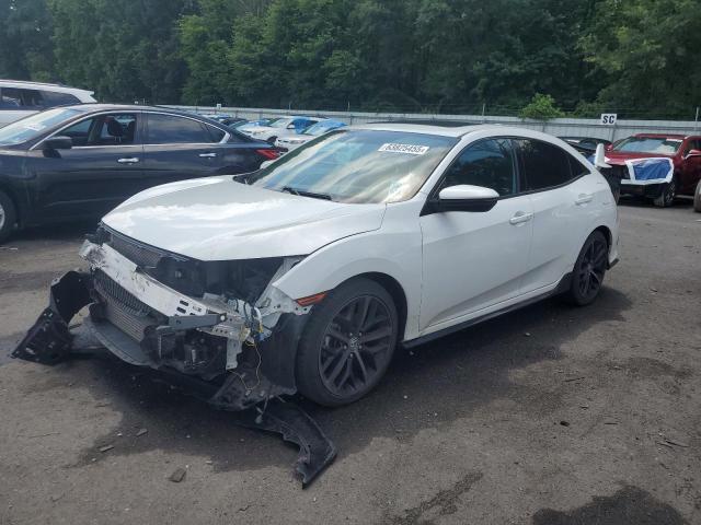 SHHFK7H97MU407951 - 2021 HONDA CIVIC SPORT TOURING WHITE photo 1