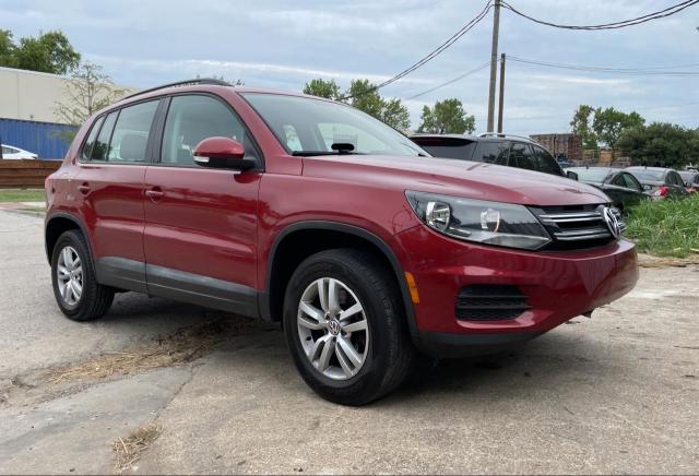 WVGAV7AX1FW103519 - 2015 VOLKSWAGEN TIGUAN S RED photo 1