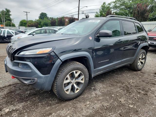 1C4PJMBS3EW127928 - 2014 JEEP CHEROKEE TRAILHAWK BLACK photo 1