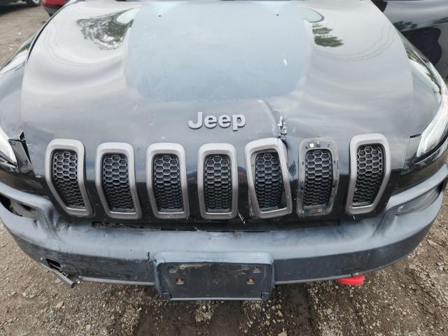 1C4PJMBS3EW127928 - 2014 JEEP CHEROKEE TRAILHAWK BLACK photo 12