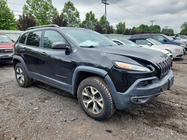 1C4PJMBS3EW127928 - 2014 JEEP CHEROKEE TRAILHAWK BLACK photo 4