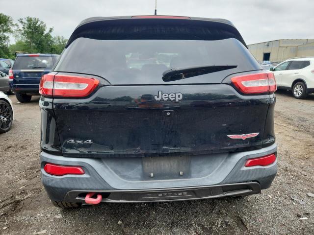 1C4PJMBS3EW127928 - 2014 JEEP CHEROKEE TRAILHAWK BLACK photo 6