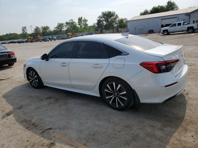 JHMFE1F72NX007356 - 2022 HONDA CIVIC EX WHITE photo 2