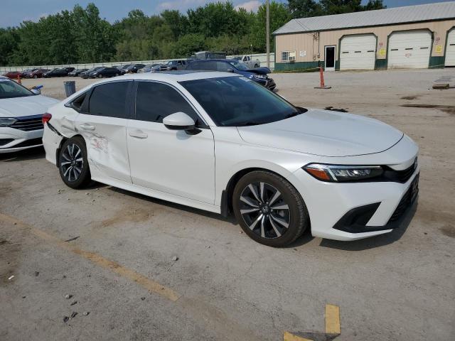 JHMFE1F72NX007356 - 2022 HONDA CIVIC EX WHITE photo 4