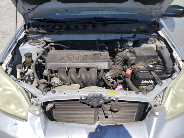 2T1KR32E26C603040 - 2006 TOYOTA COROLLA MA XR SILVER photo 12