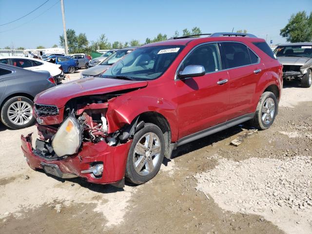 2GNALDEK6E6242987 - 2014 CHEVROLET EQUINOX LTZ BURGUNDY photo 1