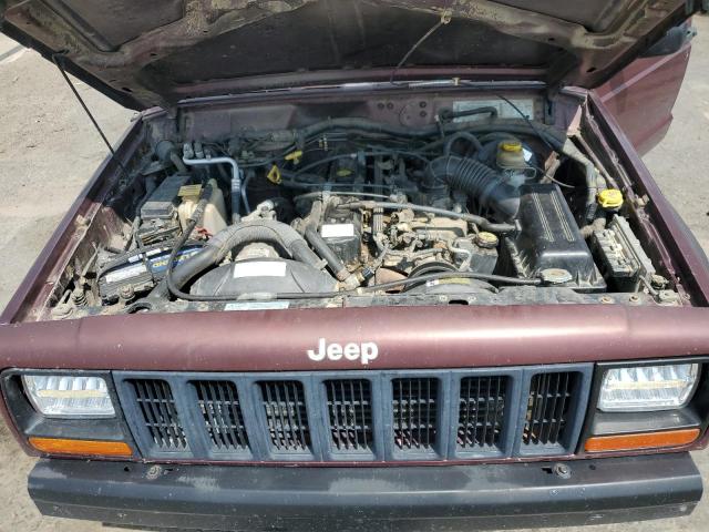 1J4FF28S9YL133208 - 2000 JEEP CHEROKEE SE MAROON photo 11