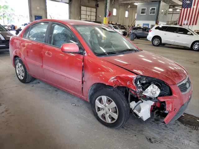 KNADH4A32A6643746 - 2010 KIA RIO LX RED photo 4