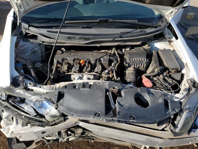 19XFB2F56DE045346 - 2013 HONDA CIVIC LX WHITE photo 11