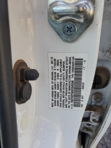 19XFB2F56DE045346 - 2013 HONDA CIVIC LX WHITE photo 12