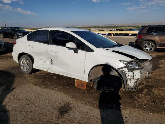 19XFB2F56DE045346 - 2013 HONDA CIVIC LX WHITE photo 4