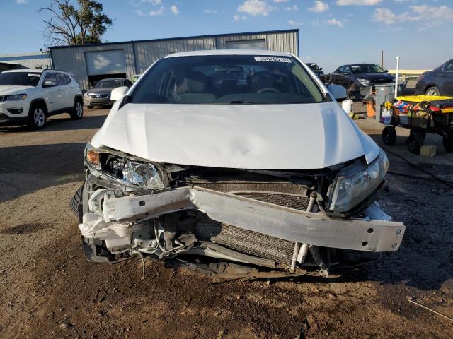 19XFB2F56DE045346 - 2013 HONDA CIVIC LX WHITE photo 5