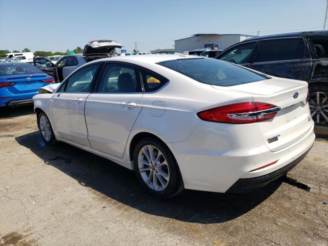 3FA6P0MU5LR162123 - 2020 FORD FUSION SEL WHITE photo 2