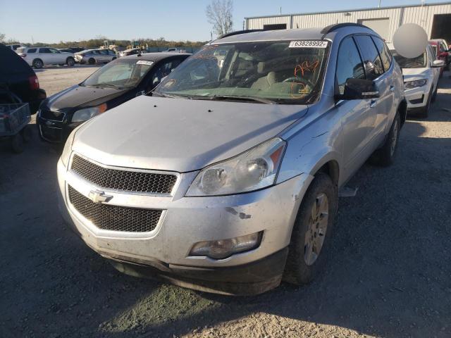 1GNKVGED3BJ253235 - 2011 CHEVROLET TRAVERSE LT GRAY photo 2