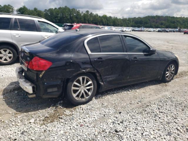 JNKBV61E78M214929 - 2008 INFINITI G35 BLACK photo 3